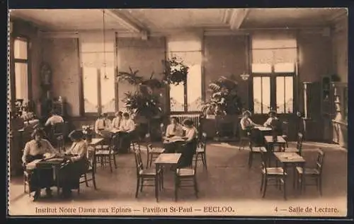 AK Eecloo, Institut Notre Dame aux Epines, Pavillon St-Paul, Salle de Lecture