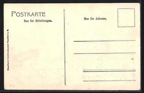 AK Frankfurt a. Main, Strassenbahn in der Kaiserstrasse