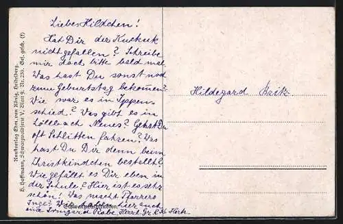 Künstler-AK Heinrich Hoffmann: Schwarzwaldstudien, Maler und Kinder