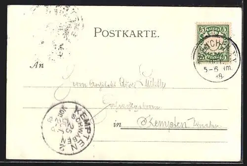 Künstler-AK K. Mutter: Rothenburg o. T., Roederthor, Spaziergänger