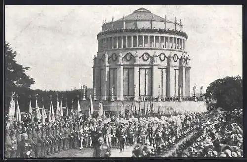 AK Kelheim, Jahrhundertfeier 1913, Fest bei der Befreiungshalle