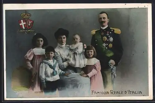 AK Famiglia Reale d`Italia, Wappen