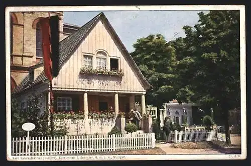 AK Stuttgart, Bauausstellung 1908, Musterhaus