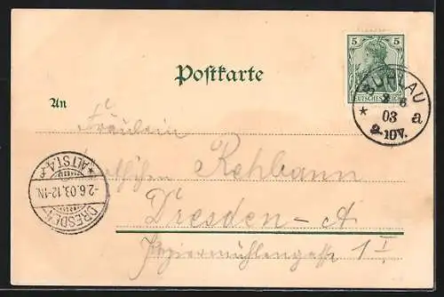 Künstler-AK Alfred Mailick: Ullersdorf, Dresdner Haide