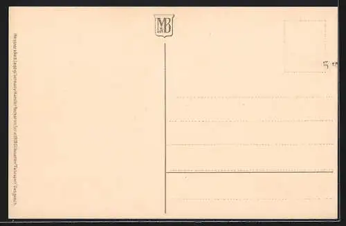 Künstler-AK Meissner & Buch (M&B), sign. U. Mochi: Fahrer im Einspänner und Windhund, Schattenbild