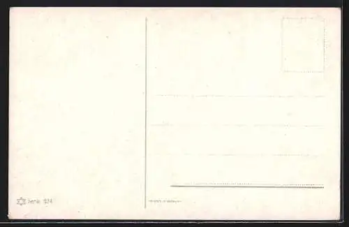 Künstler-AK Erfolgreiches Ende einer Treibjagd