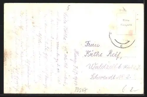 AK Haag am Hausruck, Strassenpartie mit Blick zur Kirche