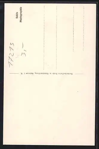 AK Malchow i. M., Partie im Klostergarten