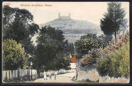 AK Andlau, Blick auf Ruine Andlau