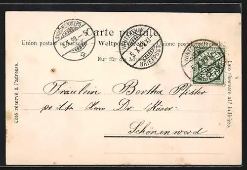 AK Winterthur, Neues Postgebäude
