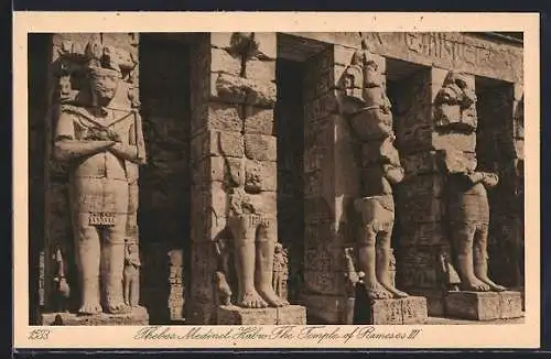 AK Thebes, Medinet Habu, The Temple of Ramses III