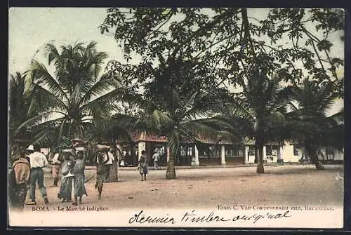 AK Boma, Le Marché indigène, Markt