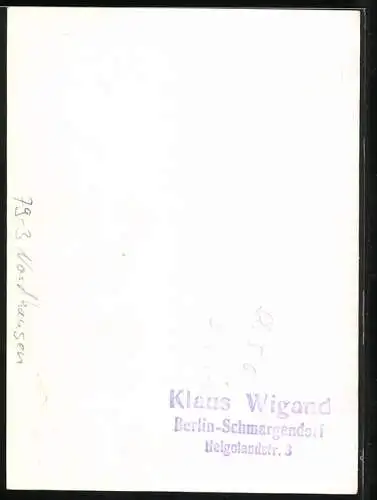 Fotografie Klaus Wigand, Berlin. Ansicht Nordhausen a. H., Pelzwarenfabrik Louis Reinecke in der Rautenstr. 46