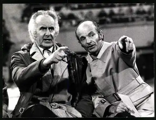 Fotografie Fussball-Bundesliga, FC Bayern München Manager Robert Schwan & Trainer Dettmar Cramer