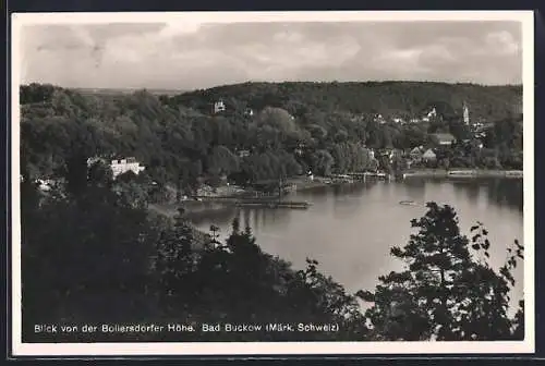 AK Buckow / Märk. Schweiz, Blick von der Bollersdorfer Höhe