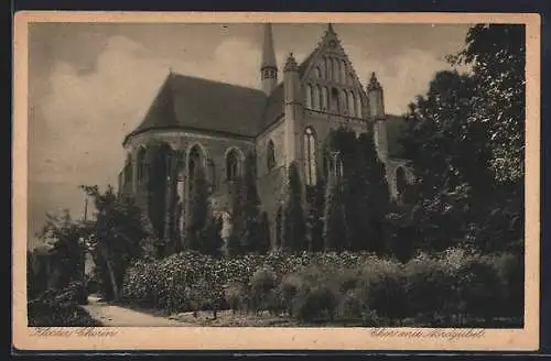 AK Chorin, Kloster, Chor mit Nordgiebel