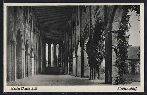 AK Chorin /Mark, Kloster mit Kirchenschiff