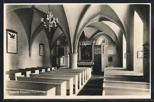 AK Chorin i. M., Kloster, Kapelle, Innenansicht