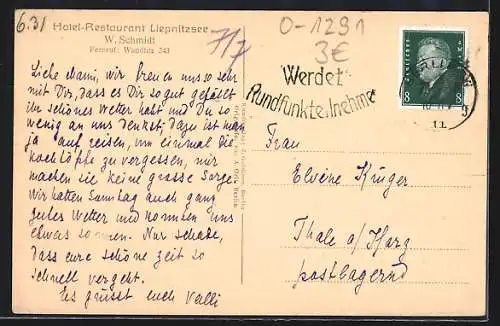 AK Wandlitz, Liepnitzsee