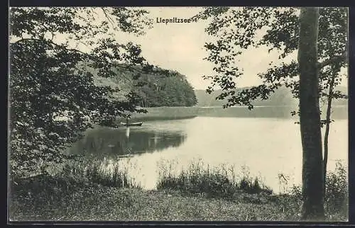 AK Wandlitz, Liepnitzsee mit Angler