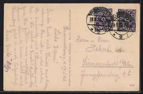 AK Braunschweig, Burg Dankwarderode mit Herzog-Wilhelm-Denkmal