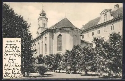 AK Mainau, Schlosskirche