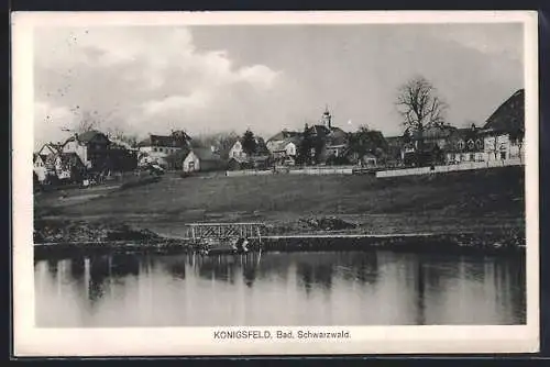 AK Königsfeld / Baden, Uferpartie