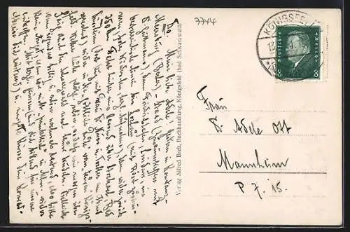 AK Königsfeld / Baden, Ruine Waldau