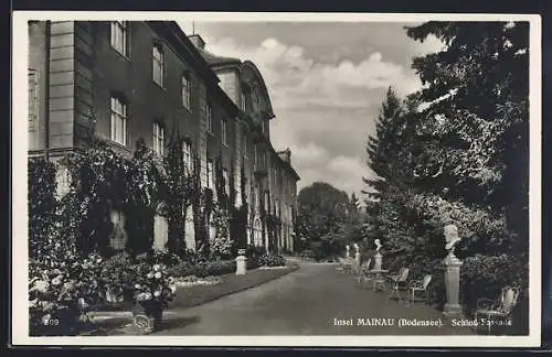 AK Insel Mainau /Bodensee, Schloss-Fassade