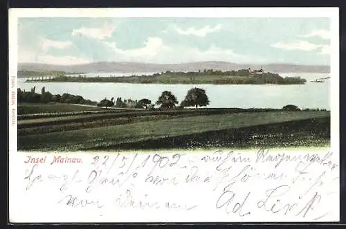 AK Insel Mainau, Ortsansicht