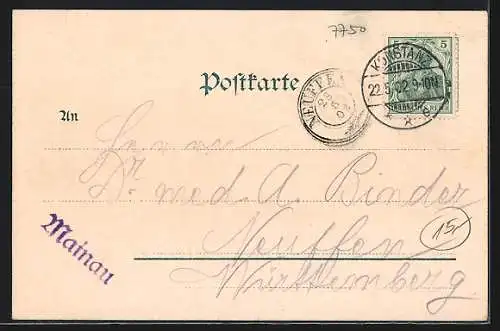 AK Insel Mainau, Ortsansicht