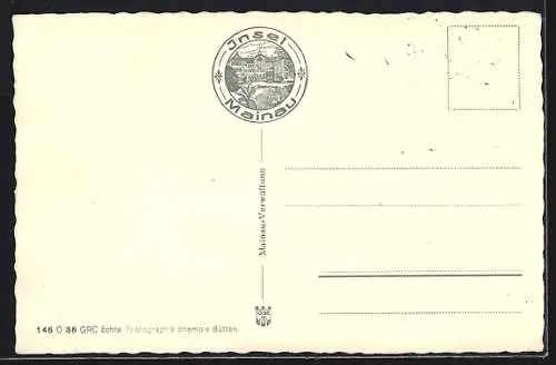 AK Insel Mainau i. B., Rosengarten