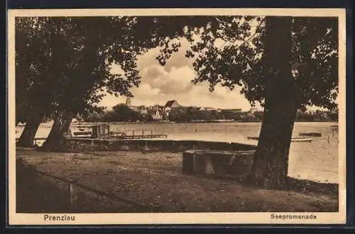 AK Prenzlau, Seepromenade