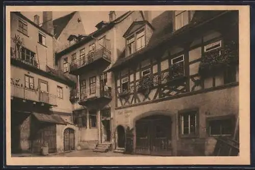 AK Würzburg, Zinkhof, Augustinerstrasse