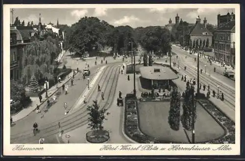 AK Hannover, Platz und Herrenhäuser Allee