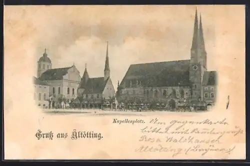 AK Altötting, Kirche am Kapellenplatz