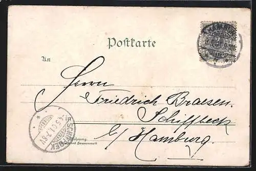 AK Hamburg-Neustadt, Alter mit neuem Jungfernstieg