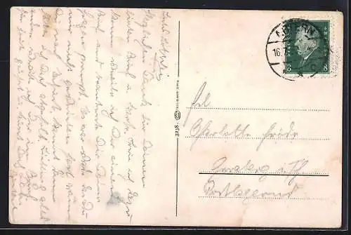 AK Kyffhäuser, Denkmal, Bararossa und Spruch