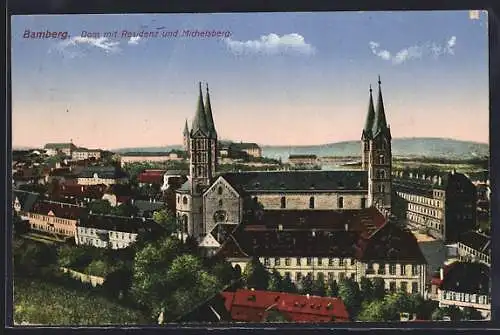 AK Bamberg, Dom mit Residenz und Michelsberg