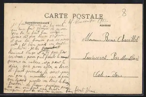 AK Französische Matrosen, Une joyeuse Bombe