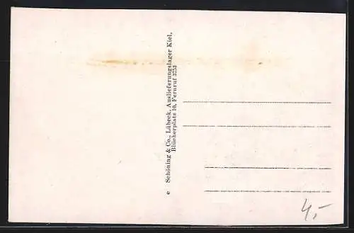 AK Segelschulschiff  mit geblähten Segeln