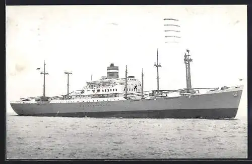AK Handelsschiff S.S. Dinteldyk auf hoher See