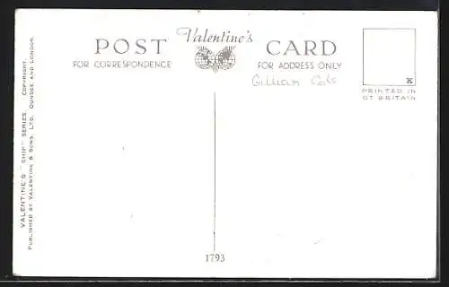 Künstler-AK Passagierschiff RMS Caronia auf Backbord