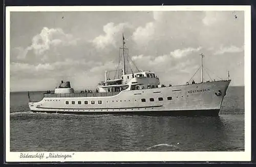 AK Passagierschiff Bäderschiff Rüstringen in Fahrt