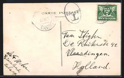 AK Passagierschiff Insulinde, Rotterdamsche Lloyd Co.