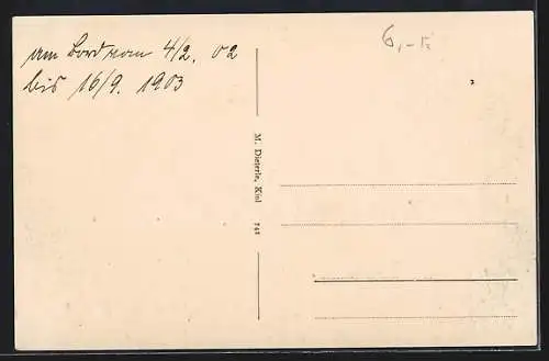 AK Kriegsschiff SMS Kaiser Karl der Grosse, Backbordseite