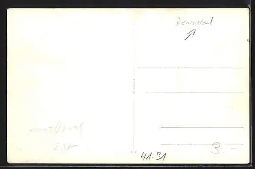 AK Kriegsschiff Deutschland der Kriegsmarine