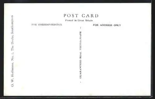 AK Passagierschiff RMS Pendennis Castle auf hoher See, Union-Castle Line