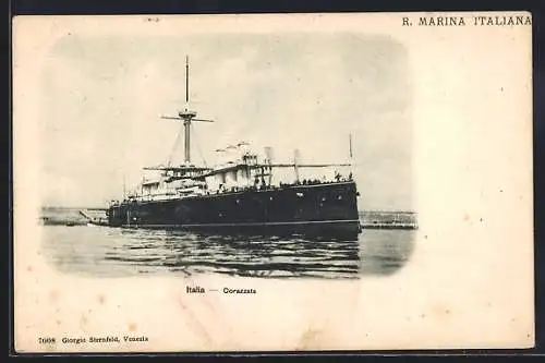 AK Corazzata Italia, Regia Marina Italiana, Kriegsschiff