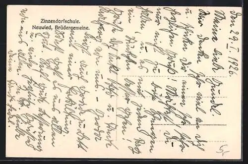 AK Neuwied, Zinzendorfschule der Brüdergemeinde